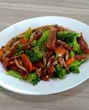 Lạp vịt xào la gim