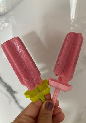 Zdjęcie przepisu Wegańskie lody na mleczku kokosowym.