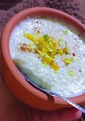 صورة لوصفة رز بحليب