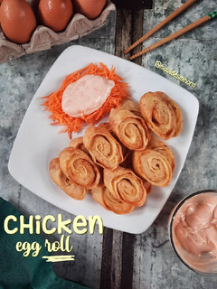 Foto resep Chicken Egg Roll