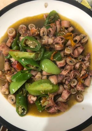 Foto resep Cumi asin cabe ijo
