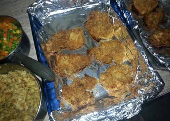 Unique Cuisine Stovetop baked crispy chicken Delicious Steady