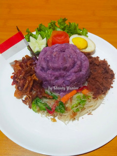 Foto resep Nasi Uduk Ubi Ungu