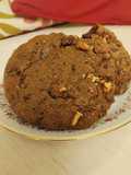Cookies XXL de canela y nuez
