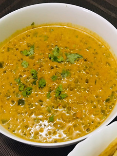 A picture of Coconut cream green grams (pojo).