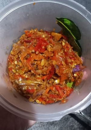 Foto resep Sambal Teri Medan Daun Jeruk