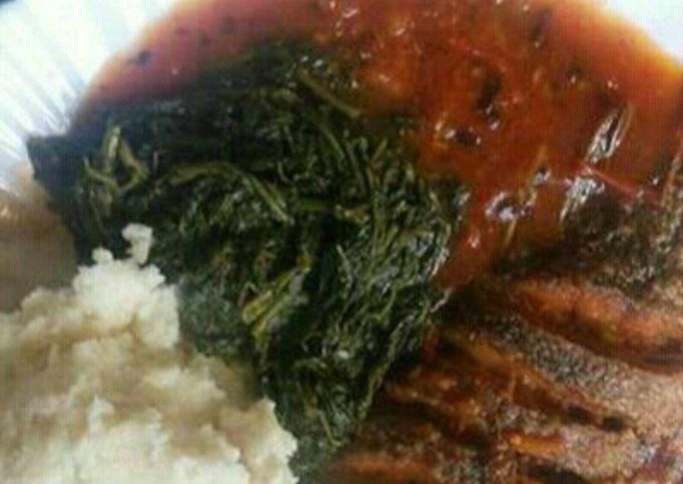 Stewed fish served managu