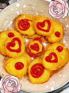 عکسی از دستور 😍کوکو سیب زمینی باپنیرپیتزا😍