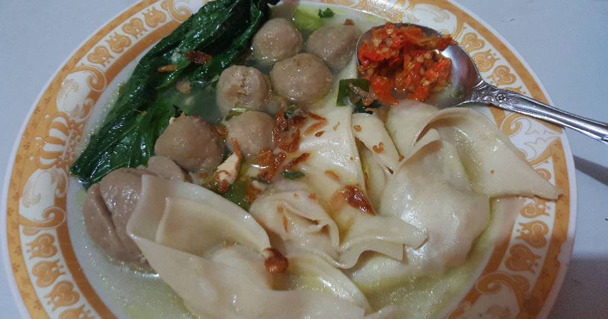 Resep Pangsit Rebus Kuah Bakso Oleh Nur Indah Cookpad