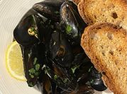 Una foto di soute di cozze