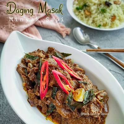 Resipi Daging Masak Minyak Sapi Oleh Nana Sabrina Sarsan Cookpad