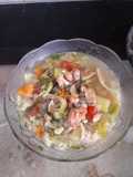 Sup tetelan ikan salmon