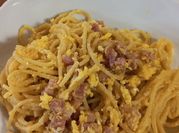 A picture of authentic carbonara