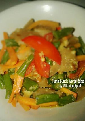 Foto resep Tumis Buncis Wortel Bakso