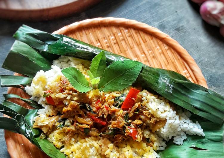 DICOBA! Resep Nasi Bakar Ayam Kemangi masakan rumahan simple