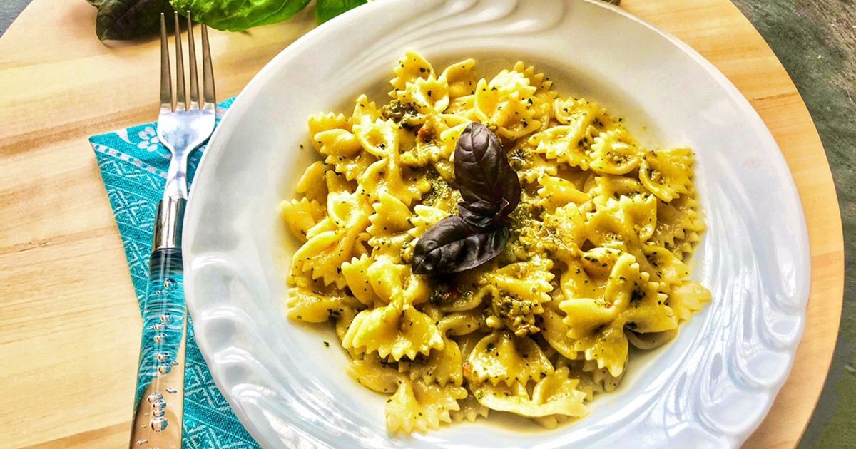 Ricetta Farfalle Al Pesto Di Basilico di Paola Catalano - Cookpad
