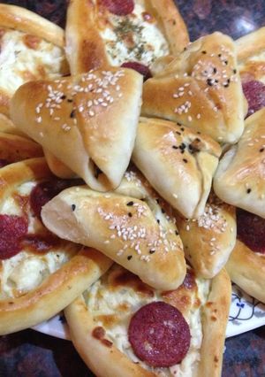 صورة لوصفة فطائر بعجينة الاخت العزيزة براءة هلال