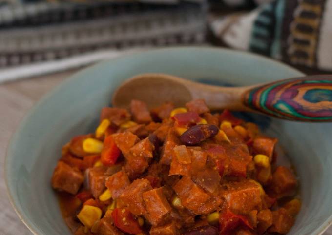 Chili con Cabanossi (Chili con carne)