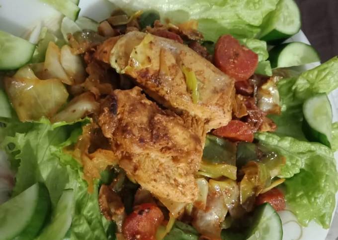 Recipe of Mario Batali Steam veggies with chicken