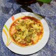 Pizza en base de fajitas