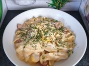 Une photo de crème boursin