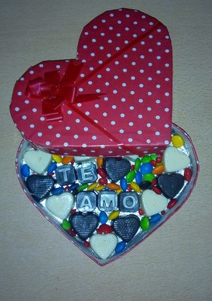 Una foto de Bombones llenos de amor