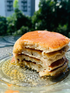 Foto resep Fluffy Banana Pancake Low calorie diet (300kcal/resep)