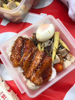 蒲燒鯛魚便當 的食譜成品照片
