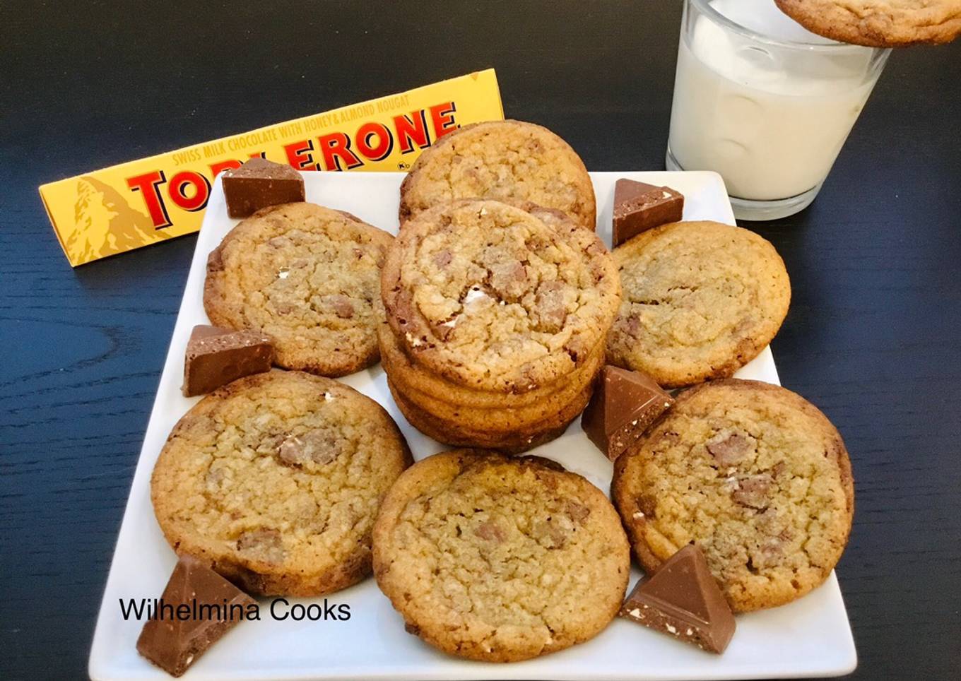 Toblerone cookies