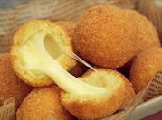 A picture of potato cheese ball