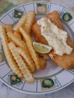 Foto resep Easy Fish n' Chips (no soda)