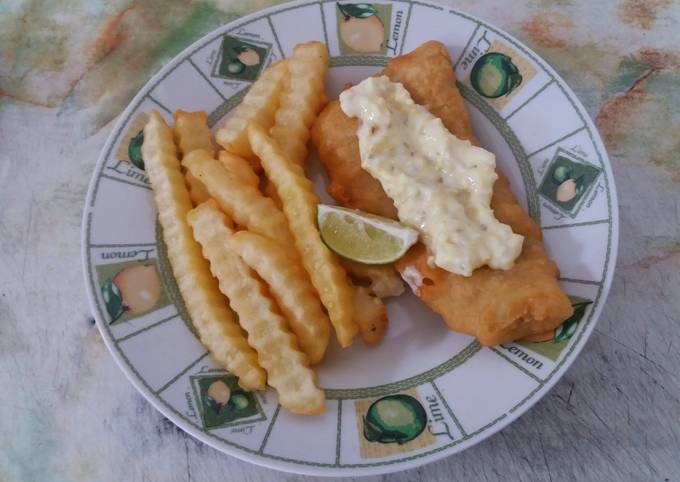 Easy Fish n' Chips (no soda)