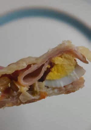 Una foto de Pascualina de Puerros, Jamón y Queso 🥧