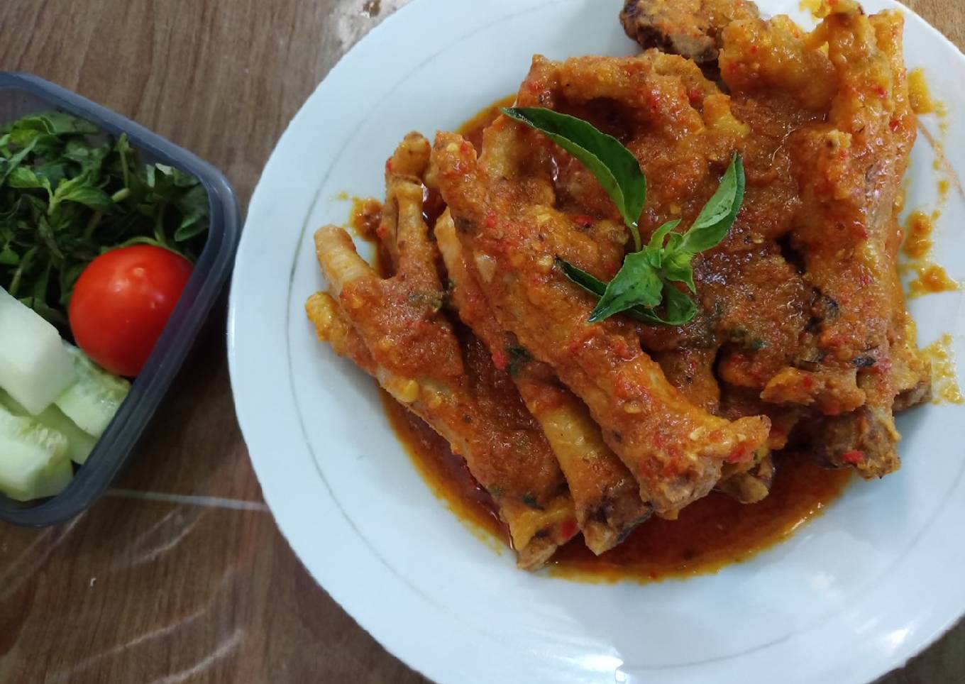Ceker pedas manis