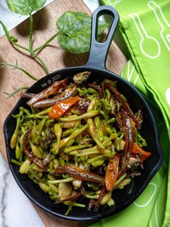 Foto resep Tumis Teri Bunga Pepaya
