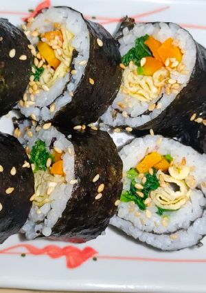 Foto resep Kimbab Sehat Isi Sayur