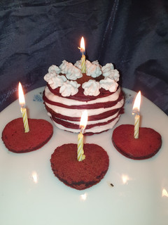 A picture of Red Velvet Pancake 🥞.