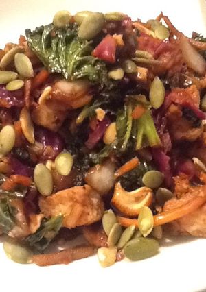A picture of Asian Stir-fry (veg and meat recipes).