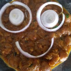 Spicy chole A picture of Spicy chole.