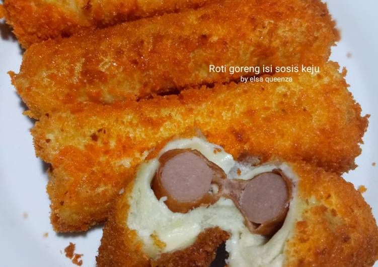 Bahan Roti goreng sosis keju | Bahan Membuat Roti goreng sosis keju Yang Enak Dan Lezat
