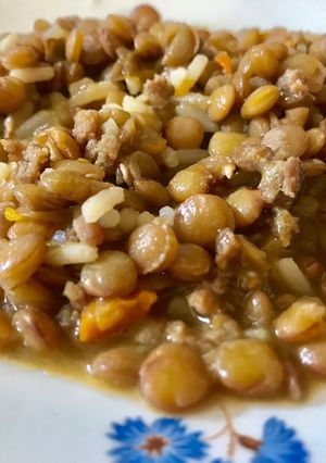 Una foto de Lentejas con Carne