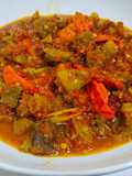 Oseng mercon daging sapi + tetelan