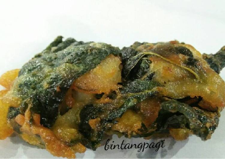 Bakwan Bayam Udang