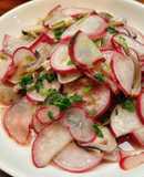 Củ cải đỏ xào nấm rơm