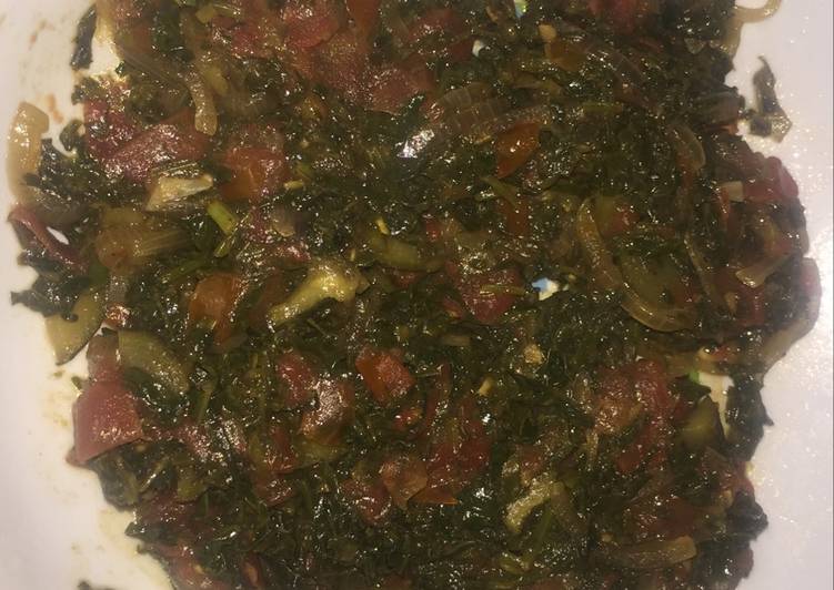 Recipe of Any-night-of-the-week African vegetable (managu)
