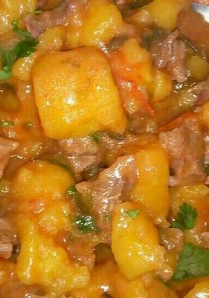 A picture of Beef stew.
