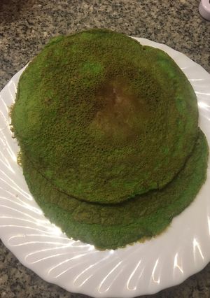 Una foto de Tortillas de espinaca y huevo