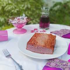 รูปของ Brownies Ungu (Coklat ungu)