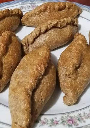 Una foto de Empanisaurios integrales de champiñones, queso y choclo 😊
