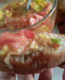 Salsa de Ají con aguacate... 🌶🥑🍅🌰🥟